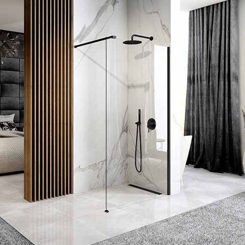 Showerwall Aero Black